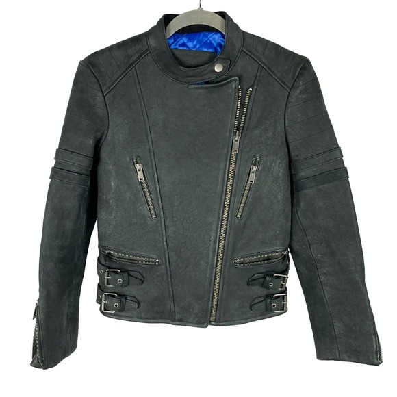 Wilfred Bobine Moto‎ Leather Jacket - Picture 4 of 11